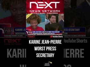 Read more about the article Karine Jean-Pierre Claims Title of Worst Press Secretary #shorts