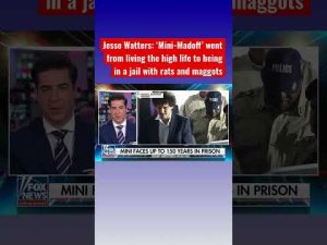 Read more about the article Jesse Watters: ‘Mini-Madoff’ went from living the high life to being in a jail with rats and maggots