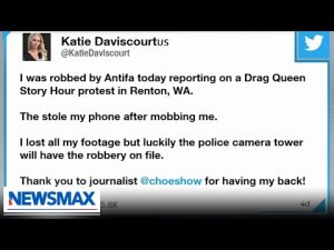 Read more about the article VIDEO: Journalist attacked by Antifa members outside drag event