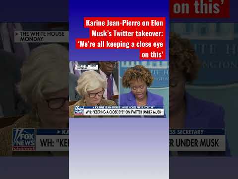 You are currently viewing Karine Jean-Pierre responds to Elon Musk’s Twitter control #shorts