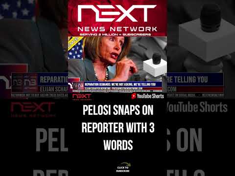 You are currently viewing Pelosi SNAPS on Reporter with 3 Words #shorts