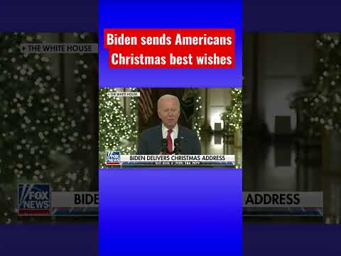 You are currently viewing Biden delivers Christmas address to Americans #shorts