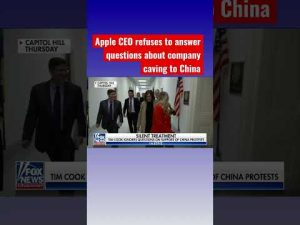 Read more about the article Apple CEO silent on doing business with communist China #shorts