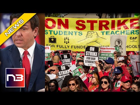 You are currently viewing DESANTIS DOUBLES DOWN ON TEACHERS UNIONS, CRUSHES THEM EVEN FURTHER