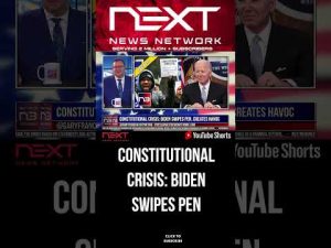 Read more about the article Constitutional Crisis: Biden Swipes Pen, Creates Havoc #shorts