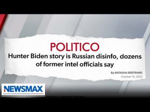 Read more about the article Dozens of intel officials said Hunter story was Russian disinformation