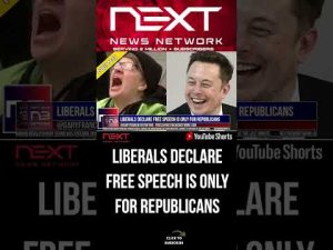 Read more about the article Liberals Declare Free Speech is Only For Republicans #shorts