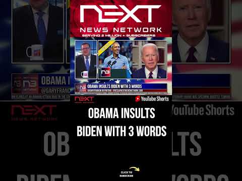 You are currently viewing Obama Insults Biden with 3 Words  #shorts