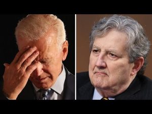 Read more about the article John Kennedy: Biden ‘rapturously happy’ about causing this ‘cancer’