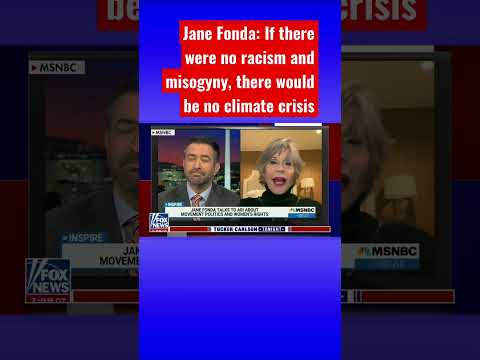 You are currently viewing Tucker roasts Jane Fonda for claiming racism causes climate change #shorts