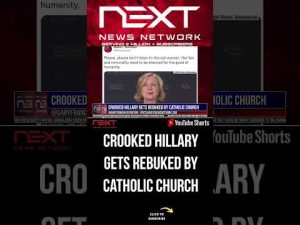 Read more about the article Crooked Hillary Gets Rebuked by Catholic Church #shorts