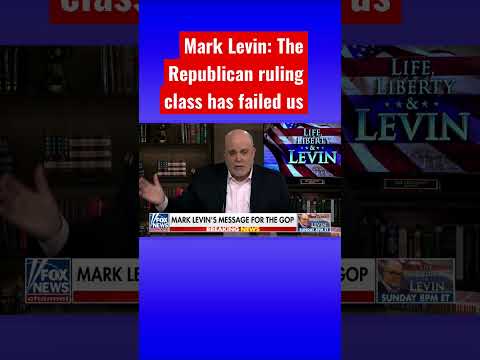 You are currently viewing Mark Levin fumes at GOP leadership #shorts