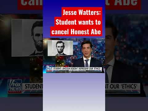 You are currently viewing Jesse Watters: Student wants to tear down Abraham Lincoln statue  #shorts