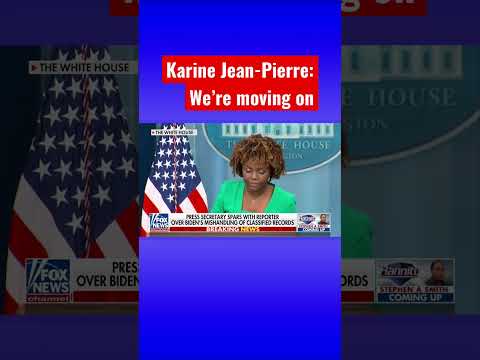 You are currently viewing Karine Jean-Pierre struggles to answer reporter’s question #shorts