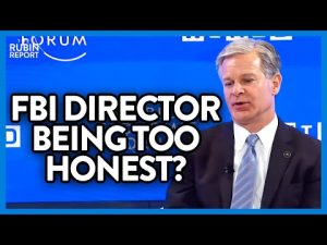 Read more about the article WEF Crowd Stunned as FBI Director Admits to Collusion with Private Sector | DM CLIPS | Rubin Report