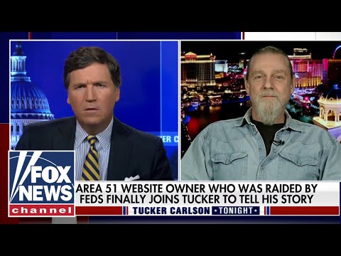 You are currently viewing Area 51 website owner raided by feds speaks out on Tucker