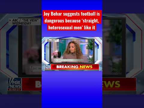 You are currently viewing Joy Behar slams heterosexual men for liking football #shorts