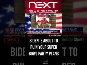 Read more about the article Biden is About to RUIN Your Super Bowl Party Plans #shorts