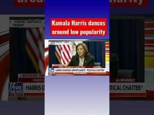 Read more about the article Kamala Harris dismisses declining polls: ‘Political chatter’ #shorts