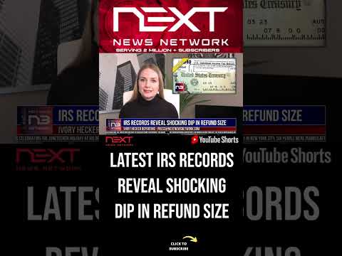 You are currently viewing IRS Records Reveal Shocking Dip In Refund Size #shorts