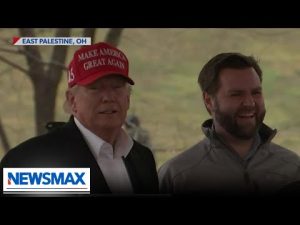 Read more about the article DEVELOPING: Donald Trump, Donald Trump Jr. and J.D. Vance visit East Palestine