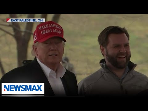 You are currently viewing DEVELOPING: Donald Trump, Donald Trump Jr. and J.D. Vance visit East Palestine