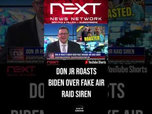 Read more about the article Don Jr Roasts Biden Over Ukraine Air Raid Siren #shorts