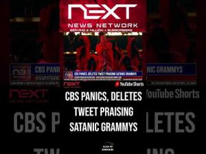 Read more about the article CBS PANICS, Deletes Tweet Praising Satanic Grammys #shorts