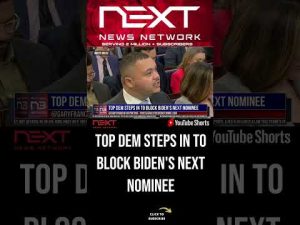 Read more about the article Top Dem Steps In To Block Biden’s Next Nominee #shorts