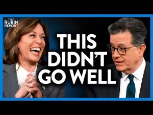 Read more about the article Colbert Looks Shocked When Kamala Harris Can’t Answer This | Direct Message | Rubin Report