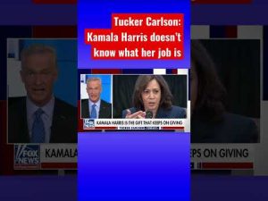 Read more about the article Tucker: Kamala Harris is the gift that keeps on giving #shorts