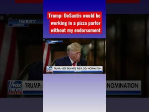 Read more about the article Trump: I got DeSantis the nomination! #shorts