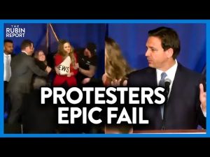 Read more about the article Protesters Storm on Stage at DeSantis Speech & His Response Is Perfect | DM CLIPS | Rubin Report