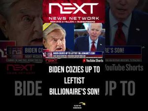 Read more about the article Biden Cozies Up To Leftist Billionaire’s Son! #shorts