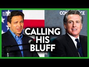 Read more about the article DeSantis Responds to Newsom’s Insults with a Dare, but Will He Do It? | ROUNDTABLE | Rubin Report