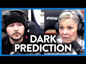 Read more about the article Roseanne Barr Blows Tim Pool’s Mind with Her Dark 2024 Election Prediction | DM CLIPS | Rubin Report