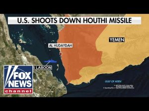 Read more about the article US shoots down Houthi missile targeting warship