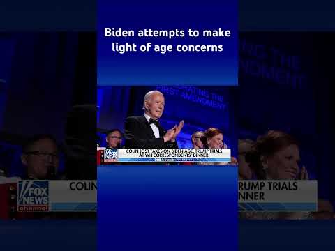 You are currently viewing Colin Jost takes on Biden’s age, Trump trials at WH correspondents’ dinner #shorts