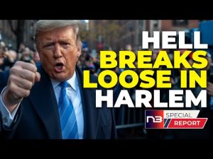 Read more about the article MUST SEE: ALL HELL BREAKS LOOSE as Trump Triumphs in Harlem, Incredible Crowds Chant His Name