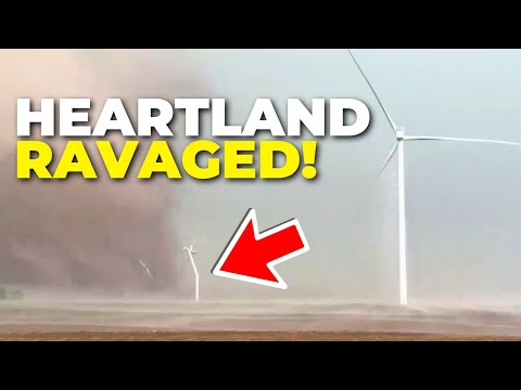 You are currently viewing Tornado Terror in Iowa Wind Turbines Torn Apart as Storms Ravage the Heartland