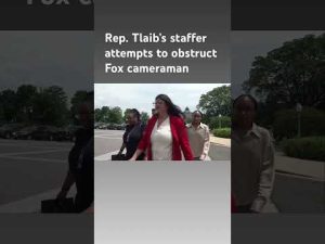 Read more about the article Staffer for ‘Squad’ member Rep. Tlaib tries to obstruct Fox cameraman #shorts