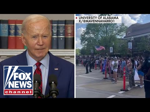 You are currently viewing ‘The Five’: ‘F— Joe Biden’, pro-Palestine, pro-Israel protesters unite in chant