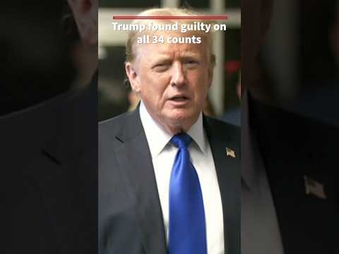 You are currently viewing Trump speaks out after guilty verdict: ‘I’m a very innocent man’ #shorts