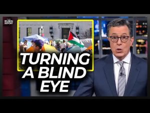 Read more about the article Stephen Colbert Covers Up the Darkest Aspects of Palestine Protests
