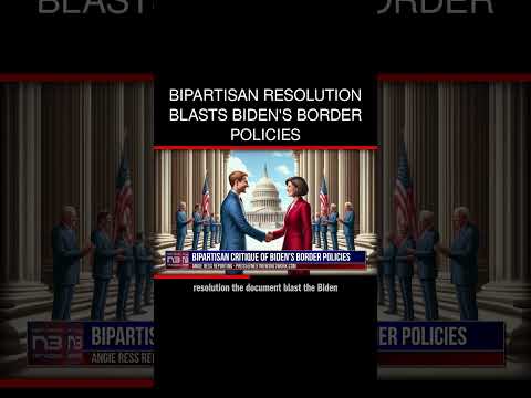 You are currently viewing Bipartisan Resolution Blasts Biden’s Border Policies