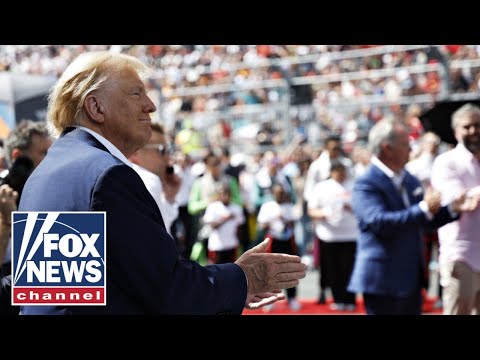 You are currently viewing ‘USA! USA! USA!’: Trump receives ‘hero’s welcome’ at Formula 1 Miami Grand Prix