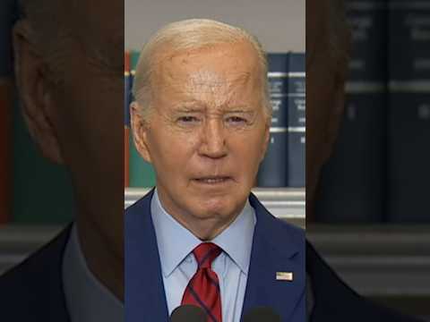 You are currently viewing Biden breaks silence on anti-Israel protests #shorts