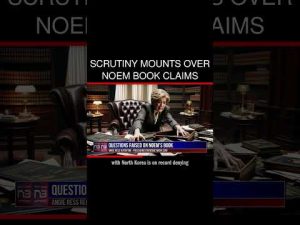 Read more about the article Scrutiny mounts over Noem book claims