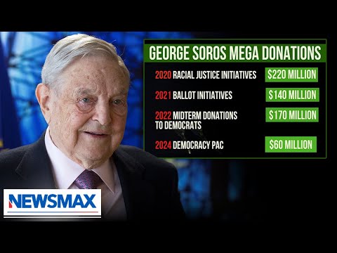 You are currently viewing George Soros’ money is all throughout the left’s radical agenda | Rob Schmitt Tonight