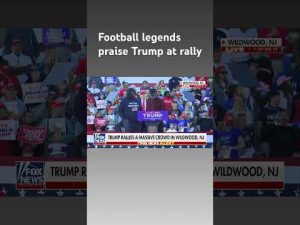 Read more about the article Trump acknowledges star athletes at NJ rally #shorts